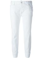 Dsquared2 'sexy' Flared Jeans, Women's, Size: 40, White, Cotton/spandex/elastane