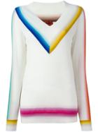 Missoni V-neck Jumper, Women's, Size: 40, White, Wool