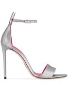 Oscar Tiye Silver Minnie 120 Sandals - Metallic