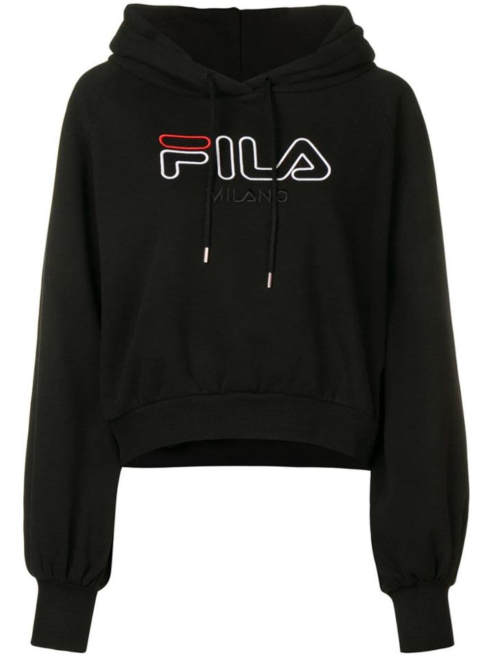Fila Embroidered Logo Hoodie - Black