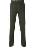 Boglioli Regular Trousers, Men's, Size: 52, Green, Cotton/spandex/elastane