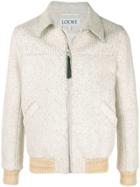 Loewe Contrast Trimmed Jacket - Grey