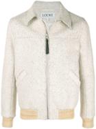 Loewe Contrast Trimmed Jacket - Grey