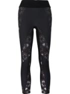 Prabal Gurung Sport 'kaleidoscope Print Performance' Leggings, Women's, Size: Small, Black, Nylon