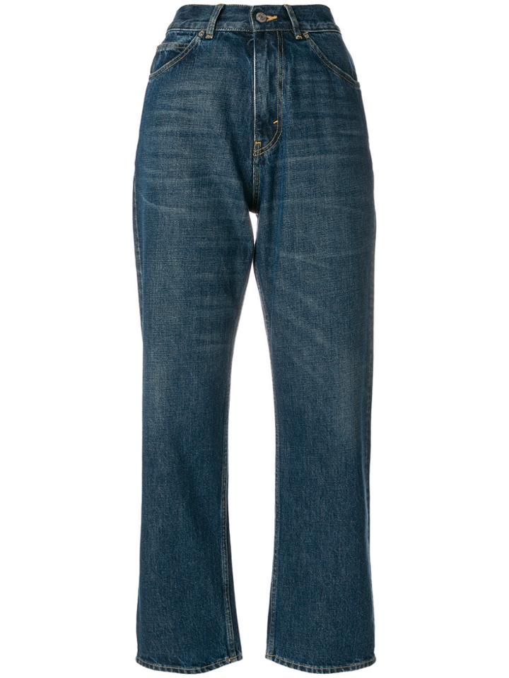 Golden Goose Deluxe Brand Cropped Ankle Length Jeans - Blue
