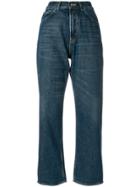 Golden Goose Deluxe Brand Cropped Ankle Length Jeans - Blue