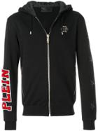 Philipp Plein Hey Man Zipped Hoodie - Black