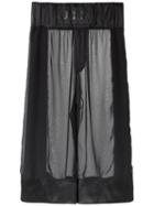 À La Garçonne - Mesh Bermuda Shorts - Men - Polyester/spandex/elastane - M, Black, Polyester/spandex/elastane