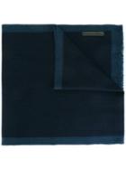 Ermenegildo Zegna Two-tone Scarf, Men's, Blue, Wool