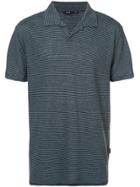 Onia Shaun Striped Polo Shirt - Blue