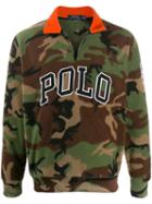 Polo Ralph Lauren Half-zip Camouflage Jumper - Green