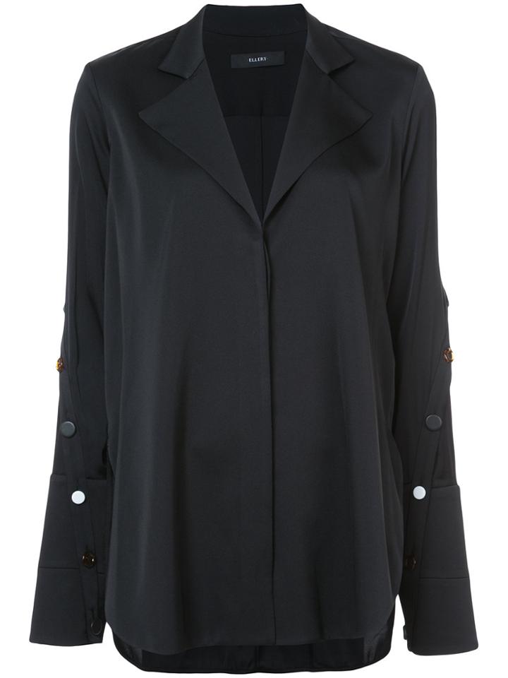 Ellery V-neck Shirt - Black