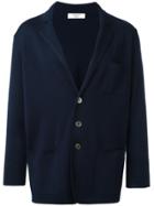 Fashion Clinic Timeless Three Button Cardigan - Blue