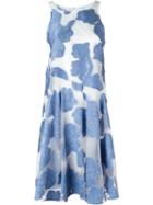 P.a.r.o.s.h. Paramore Dress, Women's, Size: M, Blue, Silk/cotton/polyamide/polyester