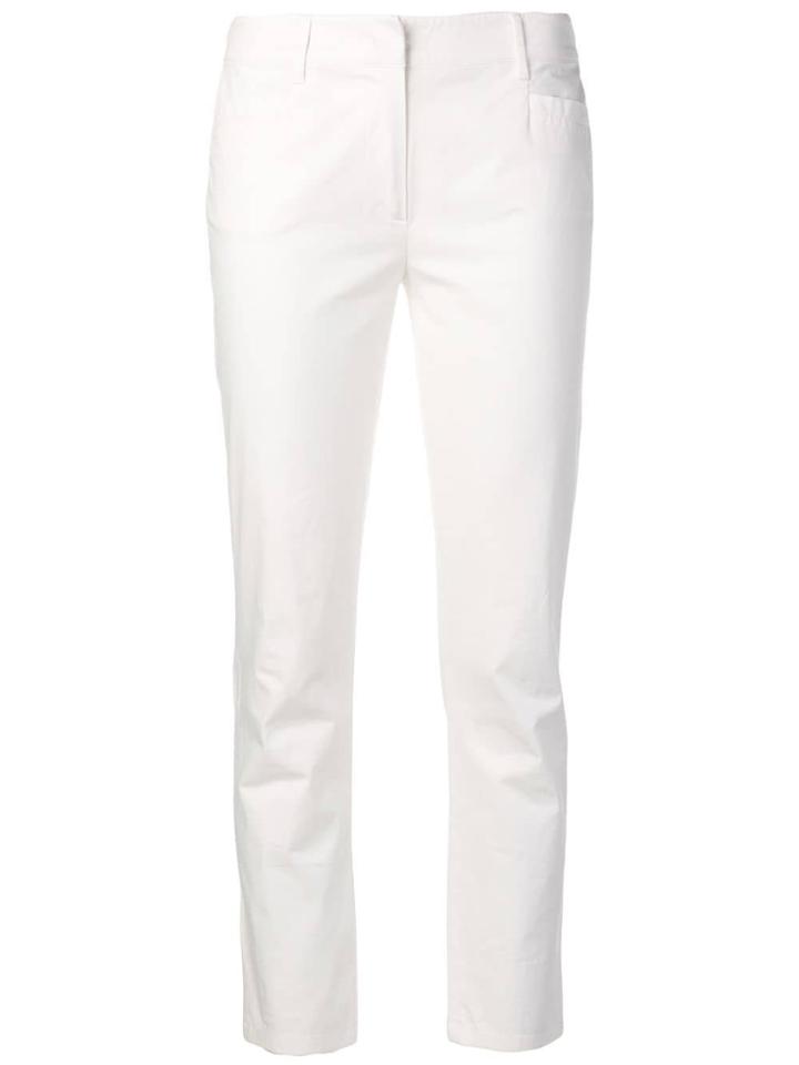Prada Vintage 2000's Slim Fit Jeans - White