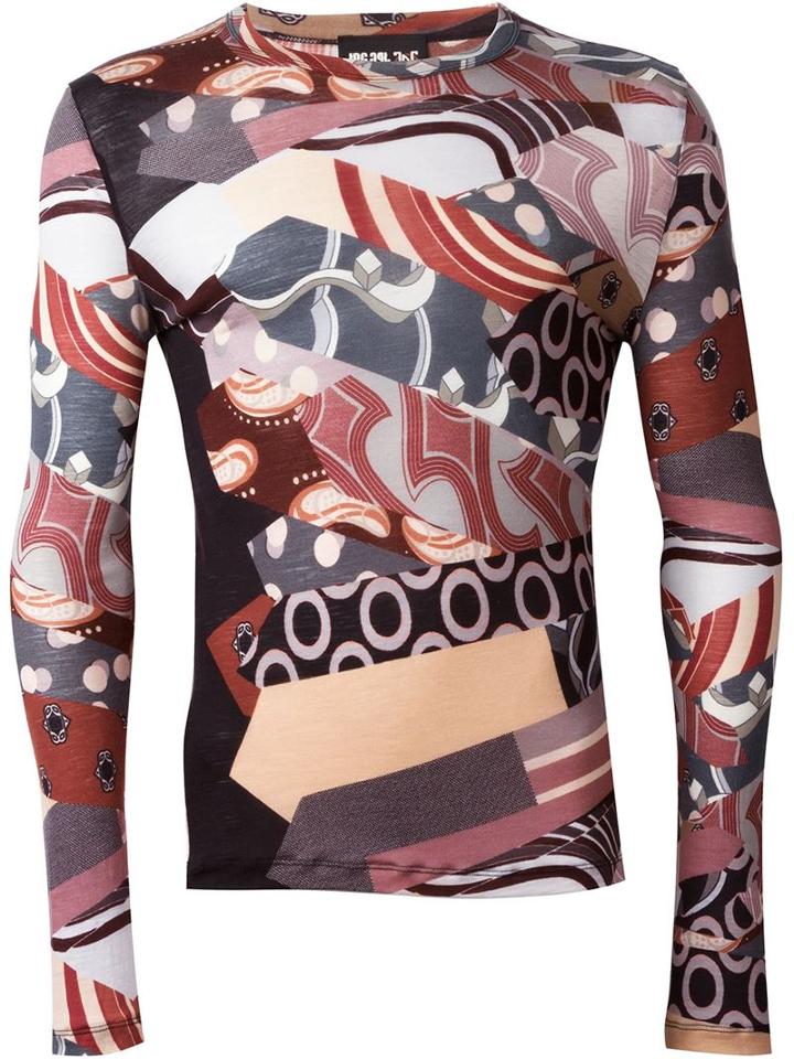Jean Paul Gaultier Vintage Abstract Print T-shirt