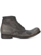 A Diciannoveventitre Lace Up Ankle Boots - Grey