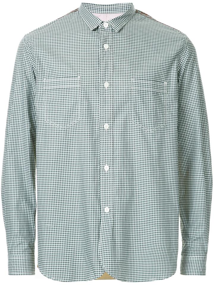 Junya Watanabe Comme Des Garçons Man Multi-patterned Shirt - Green