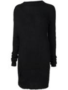 Ann Demeulemeester Ribbed Sweater, Women's, Size: 40, Black, Silk/mohair