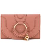 See By Chloé Hana Leather Wallet - Pink & Purple