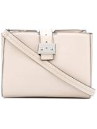 Michael Kors Logo Plaque Shoulder Bag - Grey