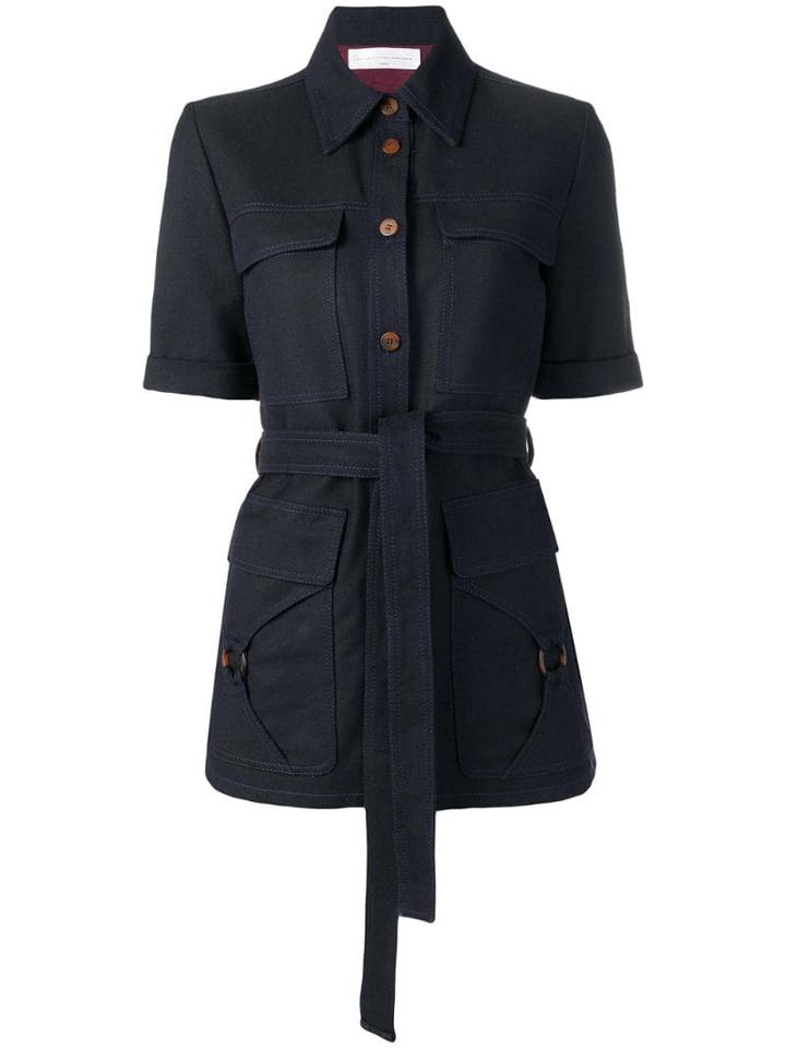 Victoria Victoria Beckham Safari Jacket - Blue