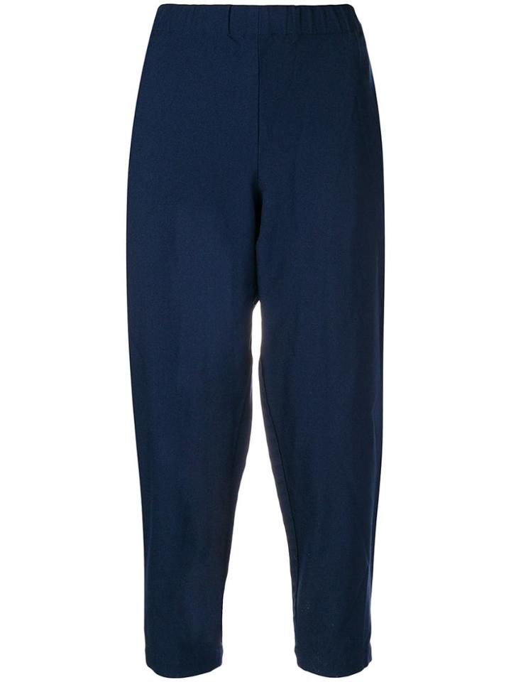 Comme Des Garçons Girl Cropped Trousers - Blue