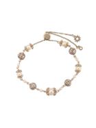 Marchesa Notte Filigree Beaded Bracelet - Metallic