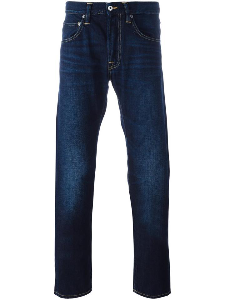 Edwin 'ed-55 Relaxed Tapered' Jeans, Men's, Size: 34/32, Blue, Cotton/polyester