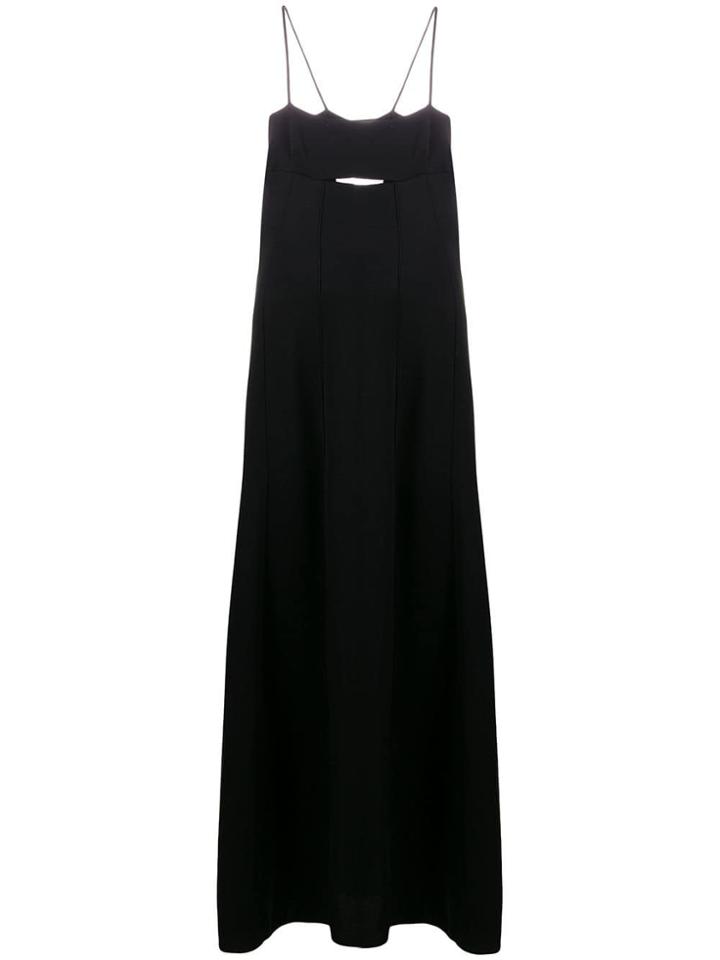 3.1 Phillip Lim Draped Cut Out Dress - Black