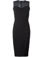 Victoria Beckham Semi Sheer Detail Dress