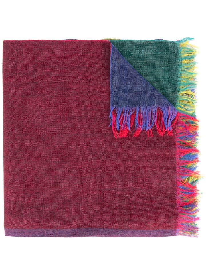 Pleats Please By Issey Miyake Quatre Stole - Multicolour