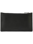 Coach Zip Card Case In Refined Calf Leather - Black