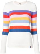 Kule Stripe Knit Sweater - White
