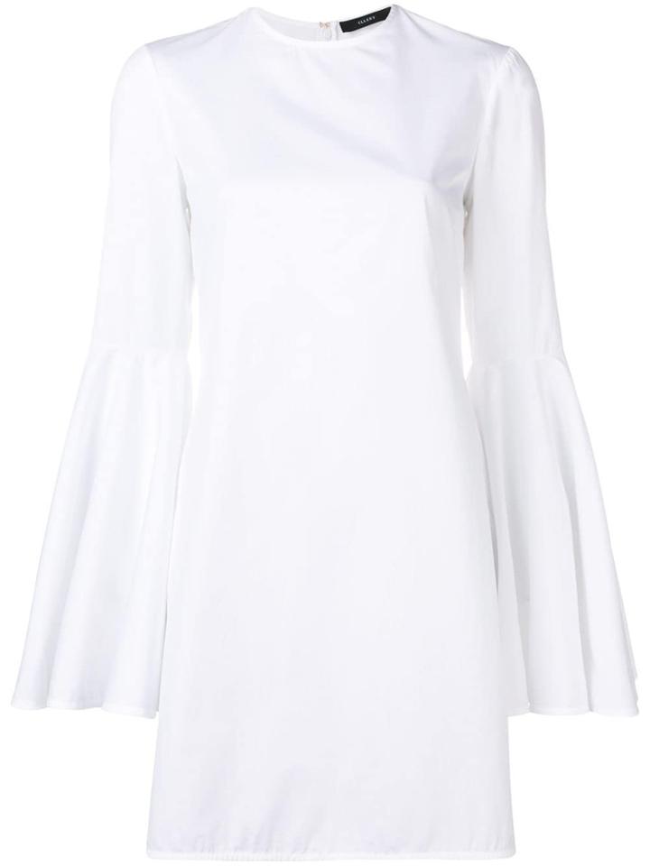 Ellery Bell Sleeves Dress - White