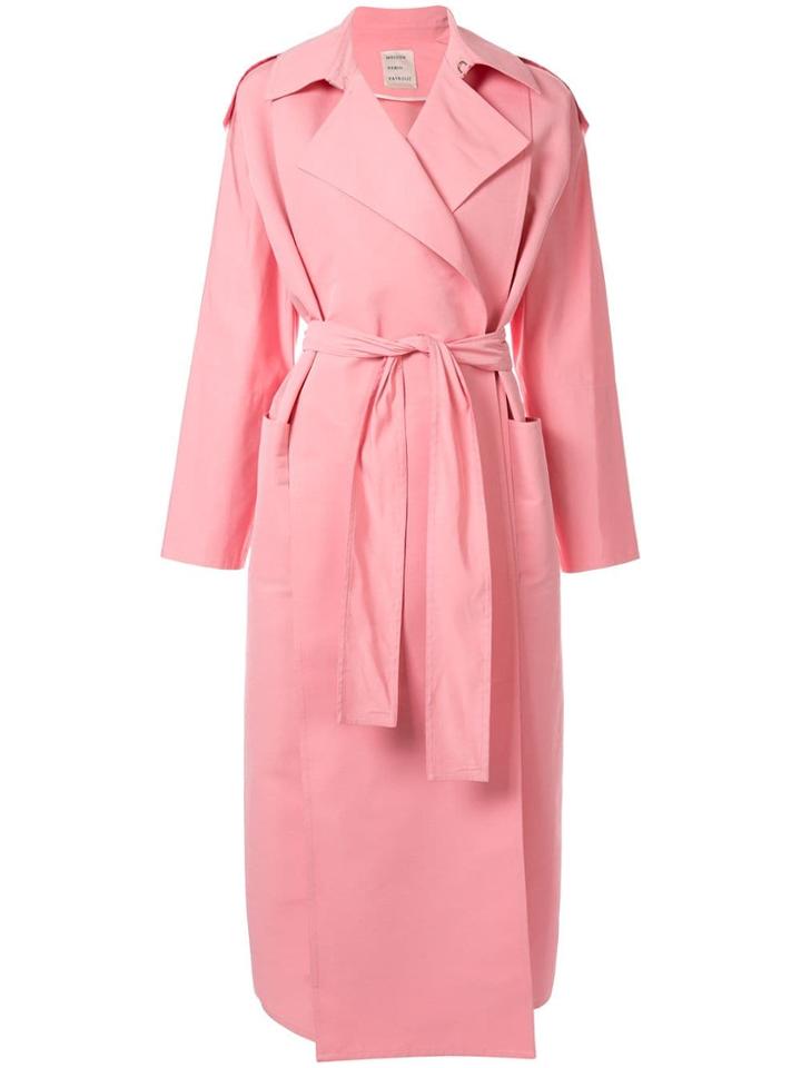 Maison Rabih Kayrouz Oversized Trench Coat - Pink