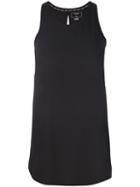 Dkny - Keyhole Racerback Vest - Women - Polyester/spandex/elastane - M, Black, Polyester/spandex/elastane