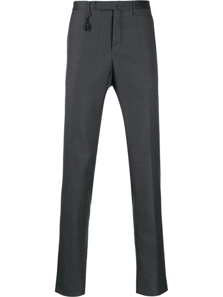 Incotex Double Tassel Detail Chinos - Grey