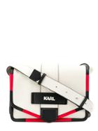 Karl Lagerfeld Crossbody Logo Bag - White