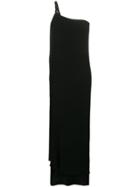 Max Mara One-shoulder Dress - Black
