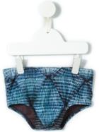 Lygia E Nanny Kids Printed Swim Trunks, Toddler Boy's, Size: 2 Yrs, Blue