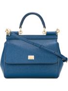 Dolce & Gabbana Mini 'sicily' Tote - Blue