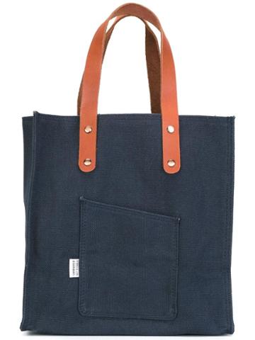 Sandqvist 'tumble Sixpack' Bottle Tote, Adult Unisex, Blue, Cotton/leather