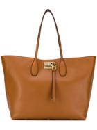 Salvatore Ferragamo Studio Tote Bag - Brown