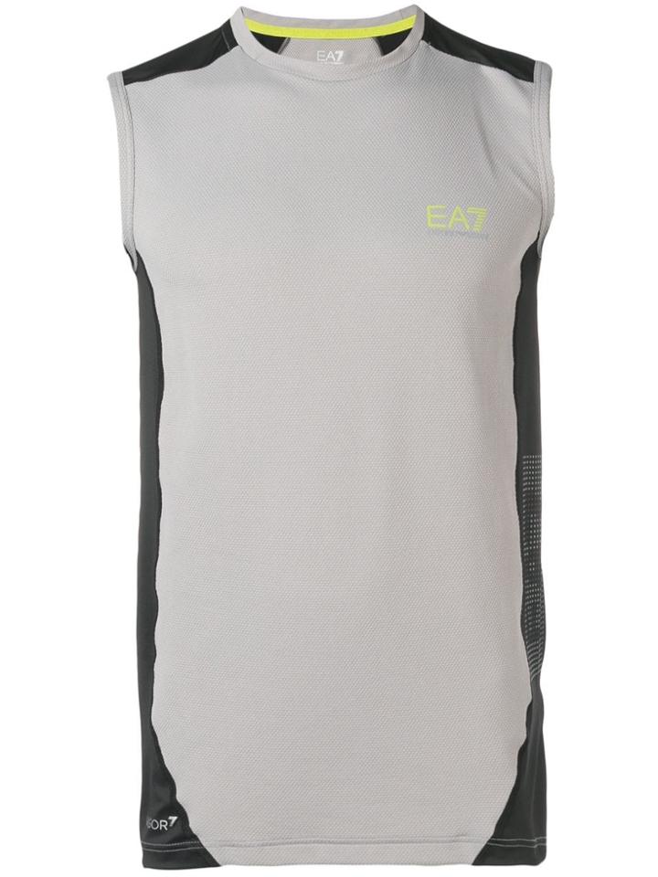 Ea7 Emporio Armani Logo Vest - Grey