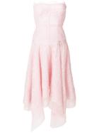 Alexander Mcqueen Lace Bustier Dress - Pink & Purple