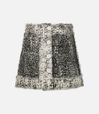 Christopher Kane Tweed Mini Skirt