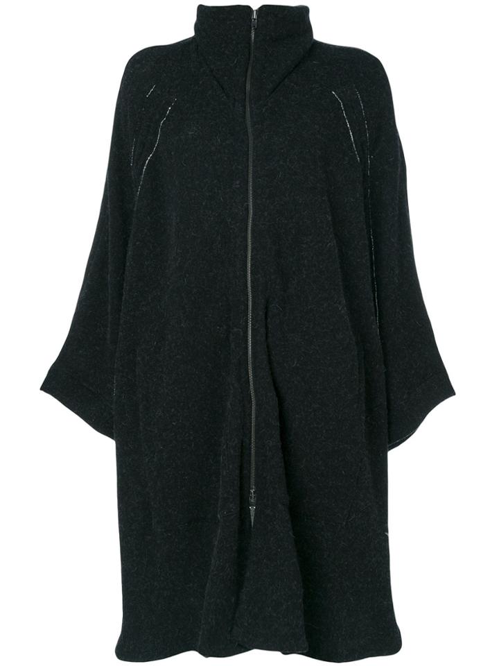 Lost & Found Ria Dunn Oversized Coat - Black