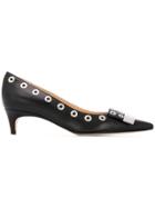 Sergio Rossi Eyelets Pumps - Black