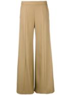 Acne Studios Palazzo Pants, Women's, Size: 38, Nude/neutrals, Viscose/wool